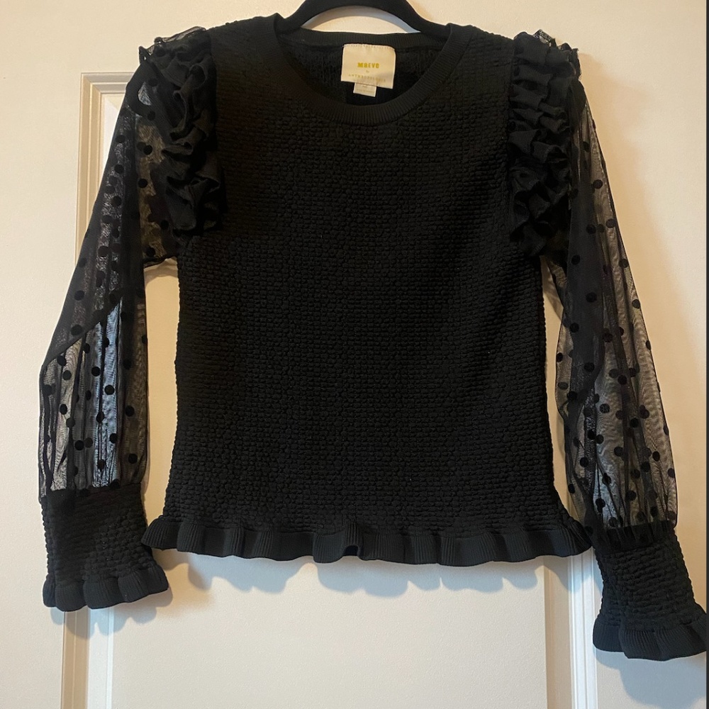 Black Anthropologie sweater